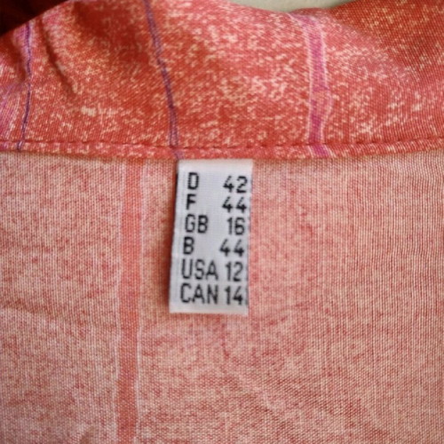 Women's shirt 100% viscose summer pink red size L like new