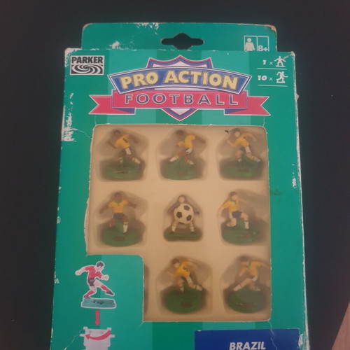 Parker Pro Action Football Team Brazil used with some broken arms