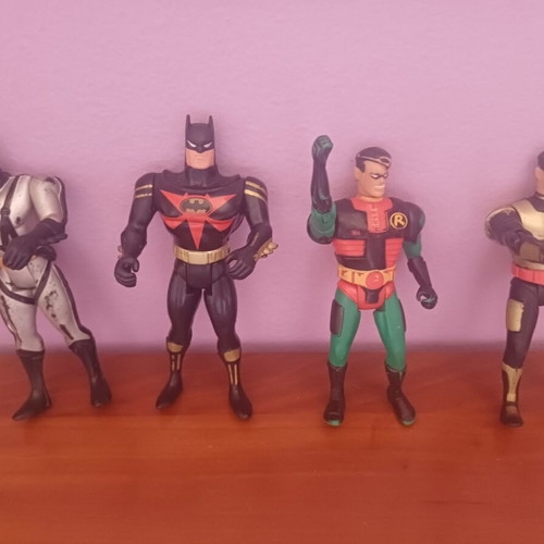 Vintage Batman & Robin action figures Kenner 1993-1994, pack of 4