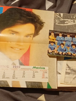 1980s collage used, 160-page notebook with series and actors