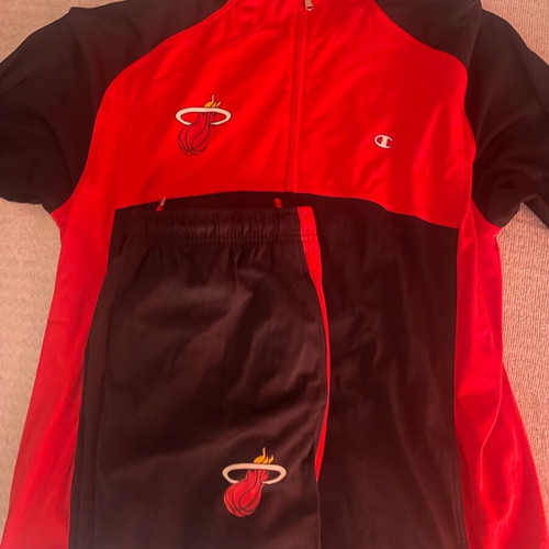 Vintage Genuine Miami Heat Tracksuit Set