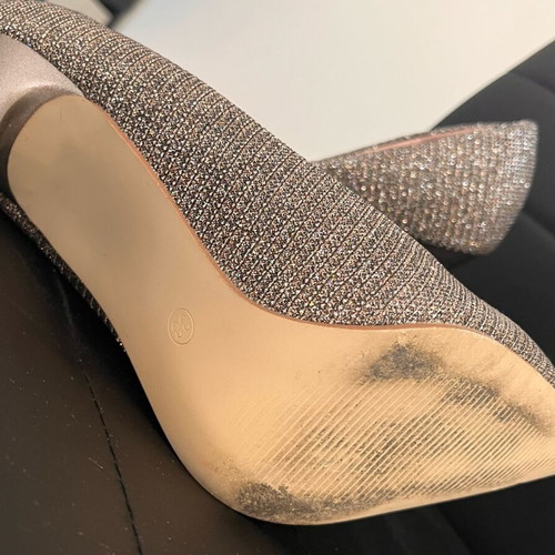 Voi&Noi pumps like new, silver, size 38