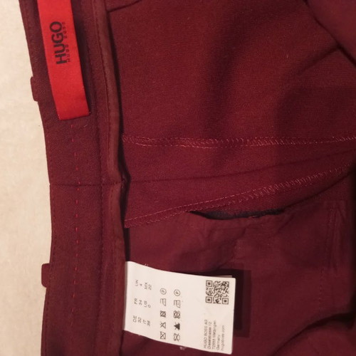 Hugo Boss wool women's pants like new, burgundy, size XS