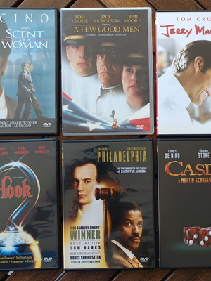 Συλλογή κλασικών ταινιών Hollywood DVD καινούργια, σετ 6 με υπότιτλους
