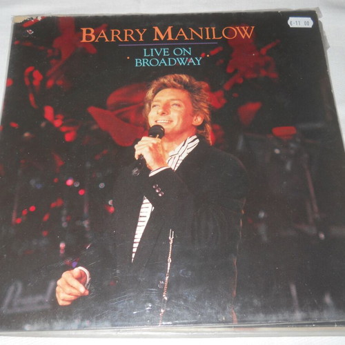 Barry Manilow Double LP Live On Broadway used, vinyl