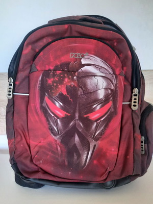 Polo Unicorn school backpack for gymnasium - lyceum like new, burgundy