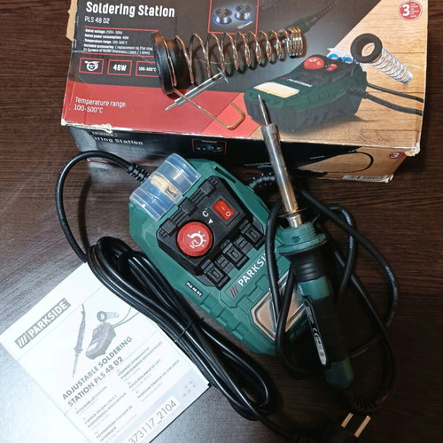 Parkside PLS 48 D2 soldering station used, 48W with temperature control