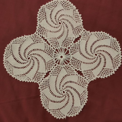 Knitted doily new handmade