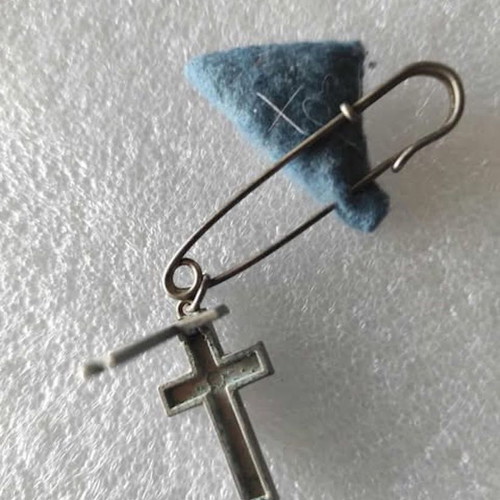 Cross amulets used, set of 3, Meteora, Tinos, Jerusalem