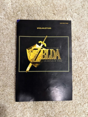 Εγχειρίδιο The Legend of Zelda: Ocarina of Time για Nintendo 64 σαν καινούργιο