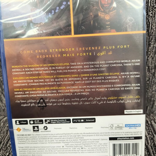 Saros PS5 game new, factory sealed