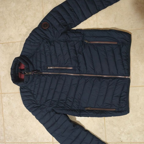 Casamoda jacket small blue windproof waterproof like new