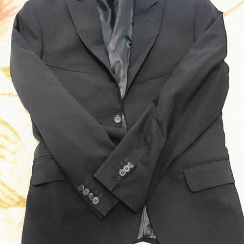 Black Red Button Suit like new