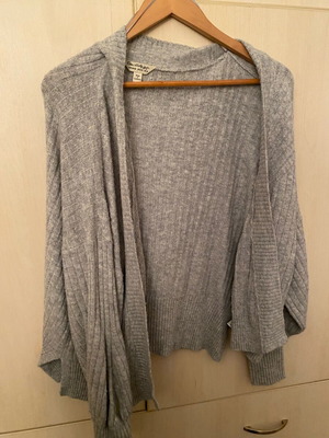 Topshop wool cardigan gray size M like new