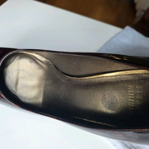 Stuart Weitzman women's shoes, leopard shiny heels, size 40
