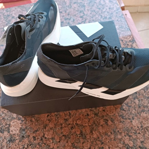 Adidas Adizero Adios Pro 4 new black athletic shoes