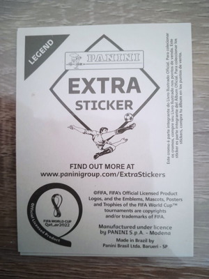 Extra stickers Panini World Cup 2022 gold και silver