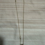 Silver clover necklace used