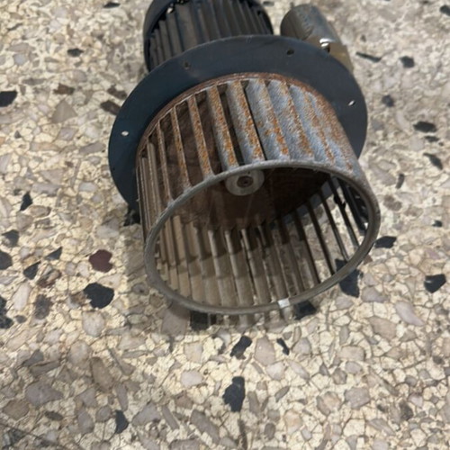 Electric motor with integrated centrifugal fan used