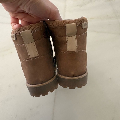 Mayoral boots size 32 brown new leather and wool