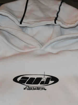 Greek streetwear hoodie XL like new black and white