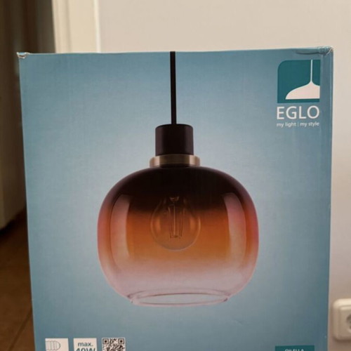 Pendant ceiling light spherical glass like new
