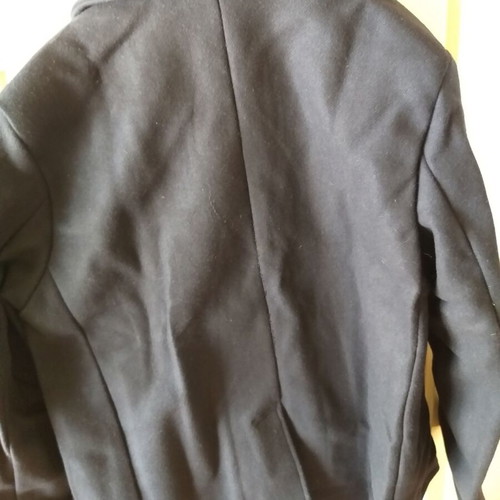 Navy woolen pea coat unused