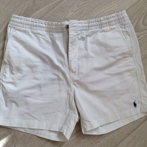 Polo Ralph Lauren Prepster Drawstring Chino Shorts white XL like new
