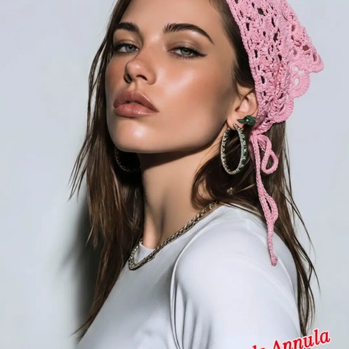 Handmade knitted bandanas new, soft and stylish summer accessory