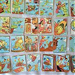  Συλλεκτικά χαρτάκια (68) του 1960,  με την ιστορία του PETER PAN. Σύνολο 68 χαρτάκια. Τιμή για όλα 300 ευρώ.
