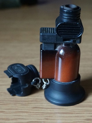 Αναπτήρας αερίου Pocket Torch σαν καινούργιο, ύψος 7,5cm