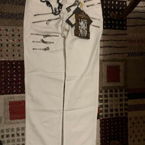Y2k jean new, white, size M 38 10