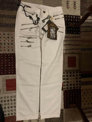 Y2k jean new, white, size M 38 10