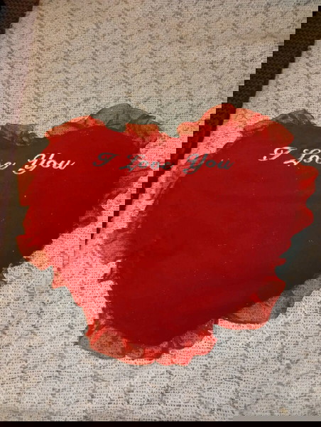 Μαξιλάρι καρδιά I LOVE YOU