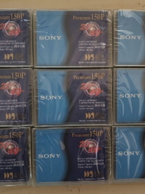 Sony DAT DDS cassettes new sealed pack of 9
