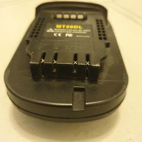 MT20DL battery adapter for Makita 18V Li-ion to DeWalt 18V tools