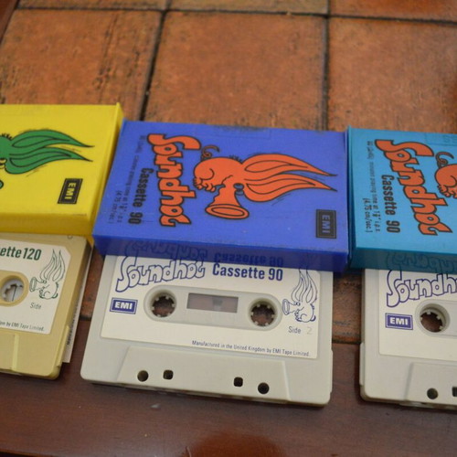 Soundhoc EMI cassette set of three used rare edition 1960-1970