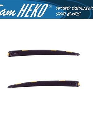 Wind Deflectors for Suzuki Vitara I 5D 1991-1998 HEKO flexible smoked plastic, 2 pcs rear