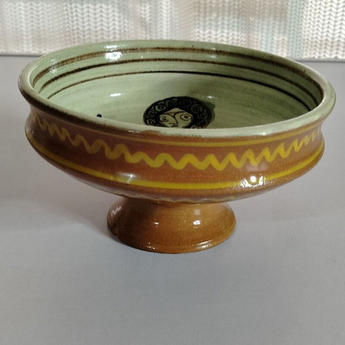 Ceramic bowl signed ΤΕΝΥ used with minor marks
