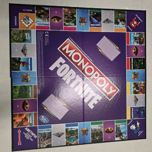 Monopoly Fortnite 2018 used with missing pieces