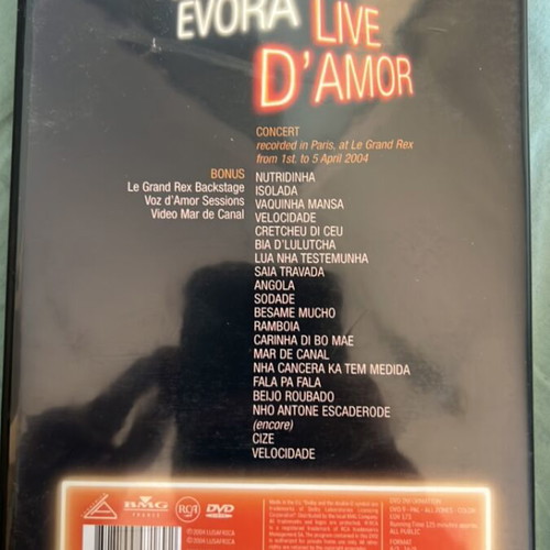 Cesaria Evora En Concert CD like new