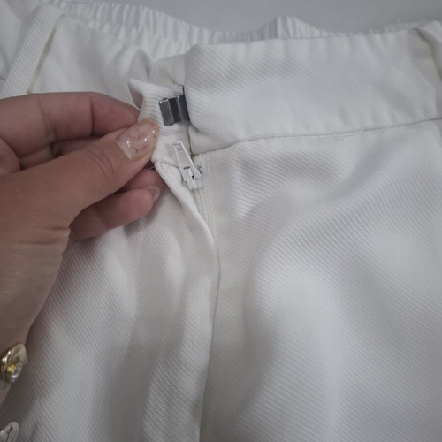 Zara high-waisted white pants with pleats size XS like new