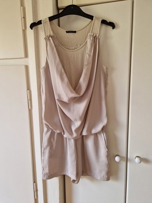 Sisley beige romper, size S