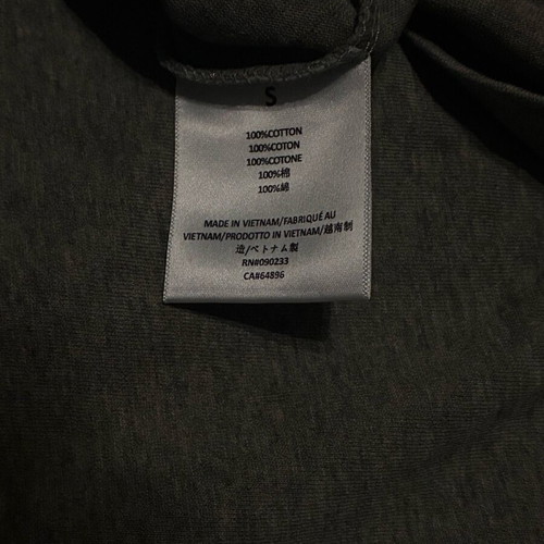 Essentials Fear of God light grey crewneck T-shirt, size S