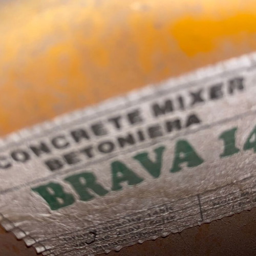 Brava 145 Trolley electric concrete mixer used