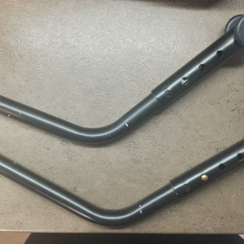 Karma wheelchair metal auxiliary wheels like new, adjustable height