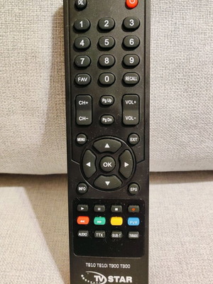 TV Star remote control used for digital receivers T910 T910I T900 T300