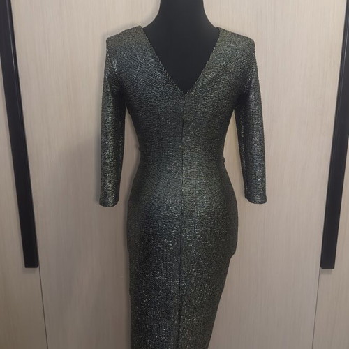 Zara dress new, black and gold