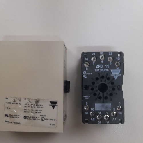 Ενισχυτής φωτοκυττάρων Carlo Gavazzi S 1420 156 230 σαν καινούργιο με βάση για ράγα