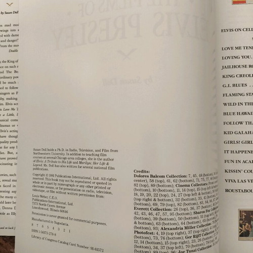 The Films of Elvis Presley book like new, English